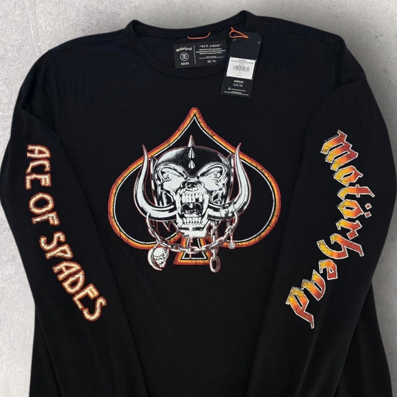 MOTORHEAD Snaggletooth Run Amok Band Long Sleeve T-Shirt Mathis War Pig‎ Medium - Picture 6 of 8